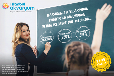 İstanbul Akvaryum Öğretmenlere Ücretsiz