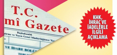OHAL Komisyonu, KHK, İhraç ve İadelerle ilgili açıklama